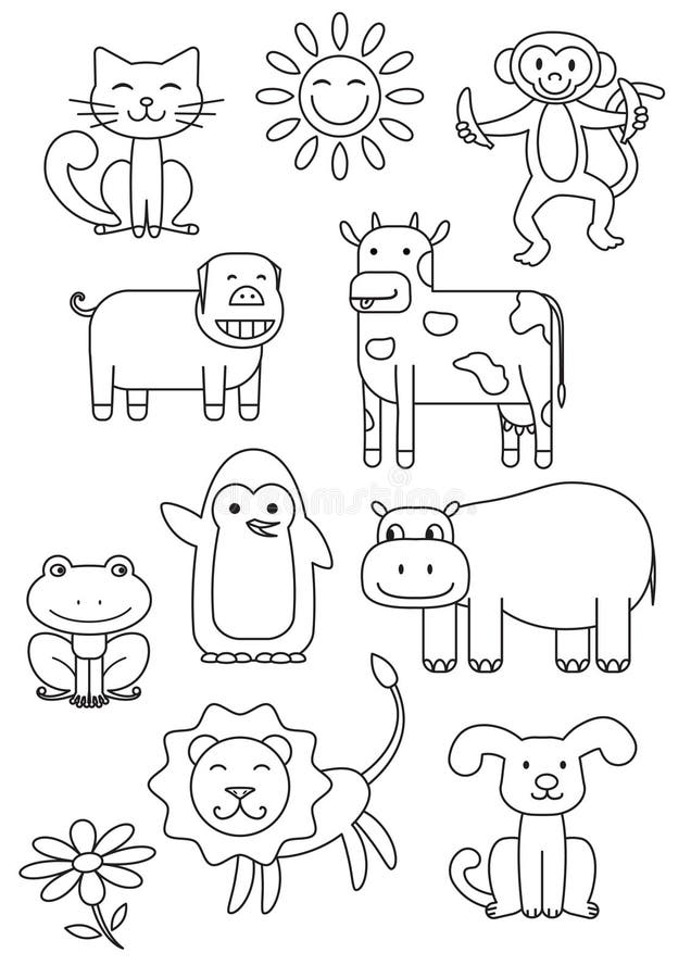 100+ Cartoon Animals Coloring Pages You Can't Miss 152