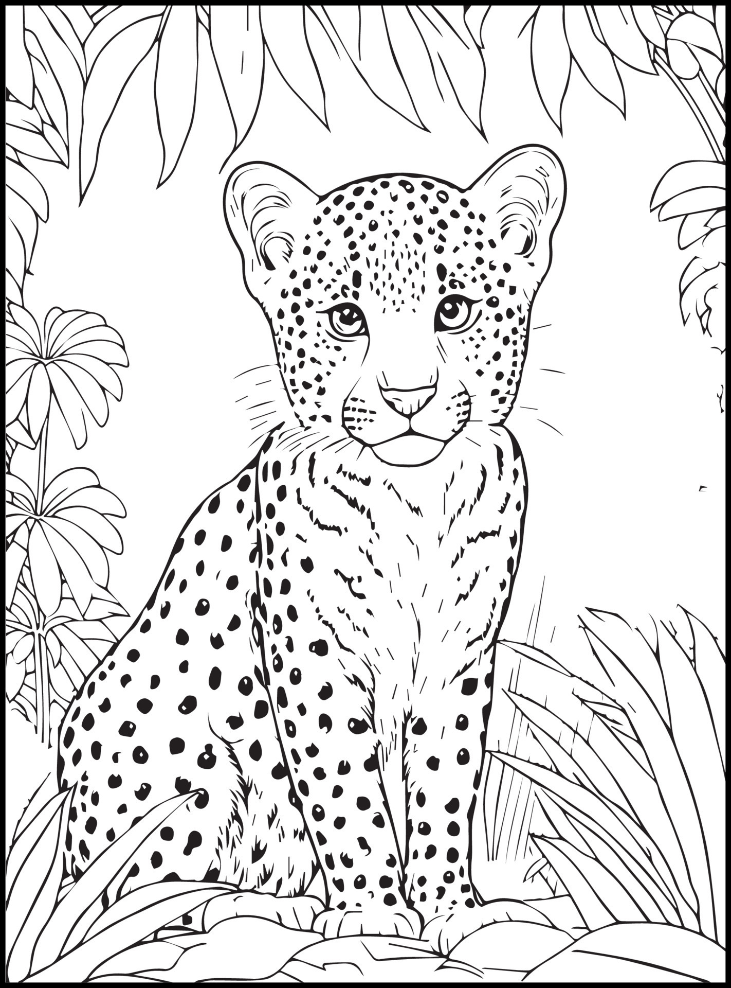 100+ Cartoon Animals Coloring Pages You Can't Miss 79