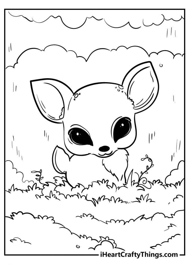 100+ Cartoon Animals Coloring Pages You Can't Miss 90