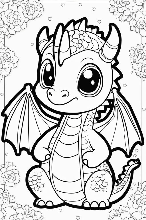 100+ Epic Dragon Coloring Pages to Fire Up Your Creativity 1