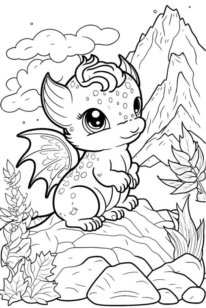 100+ Epic Dragon Coloring Pages to Fire Up Your Creativity 100