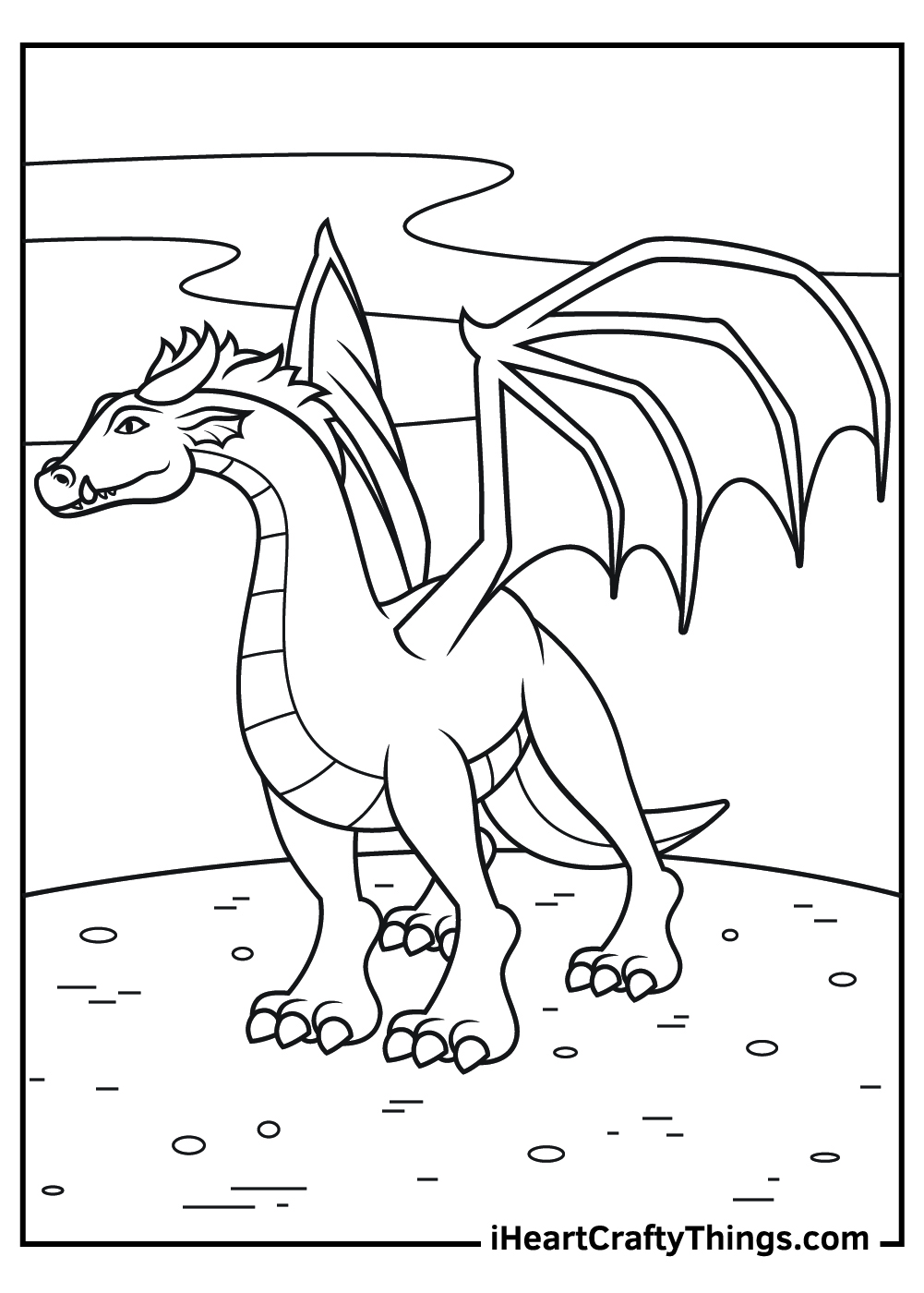 100+ Epic Dragon Coloring Pages to Fire Up Your Creativity 101