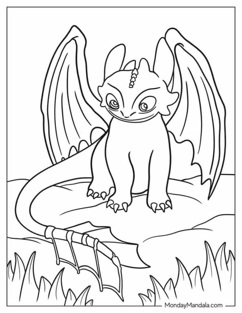 100+ Epic Dragon Coloring Pages to Fire Up Your Creativity 102