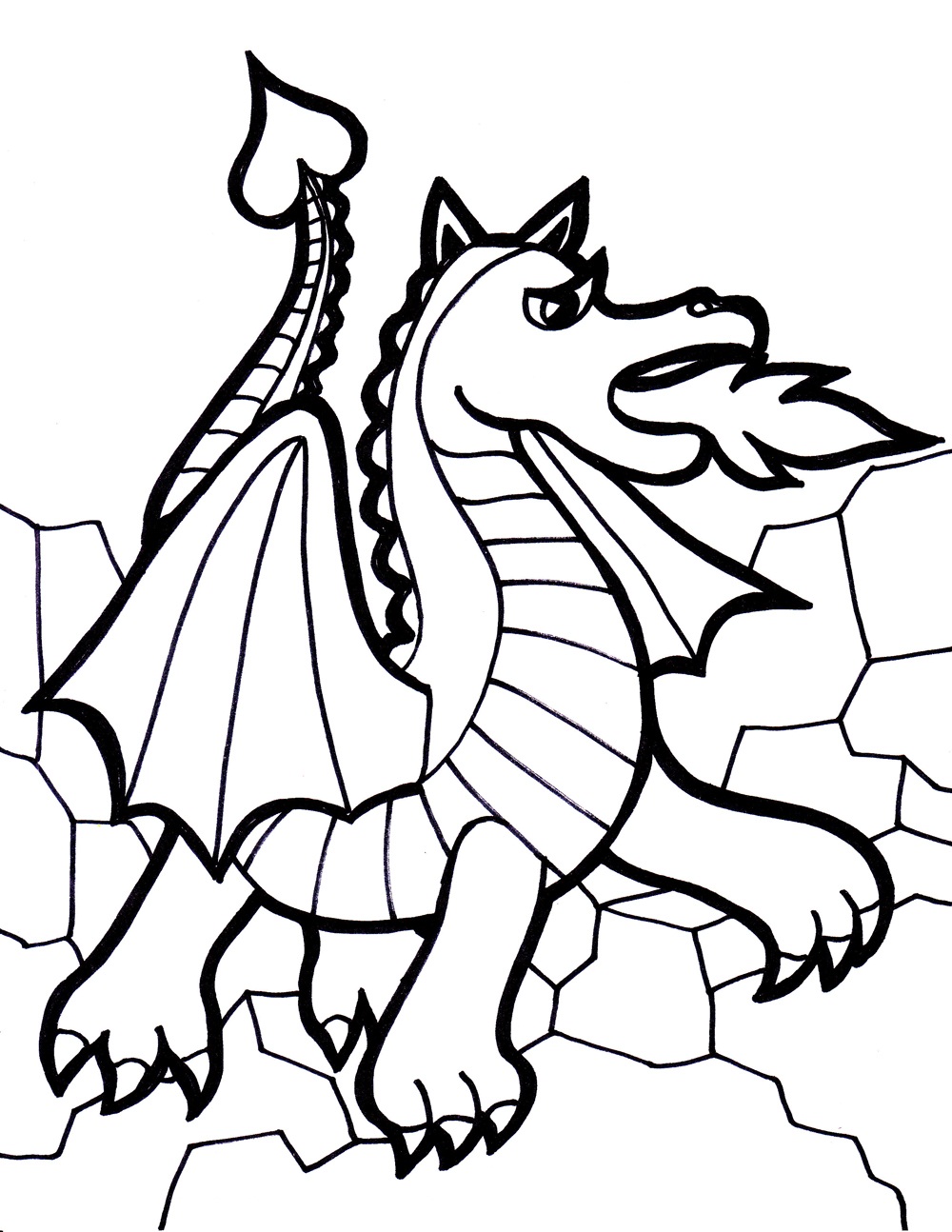 100+ Epic Dragon Coloring Pages to Fire Up Your Creativity 109