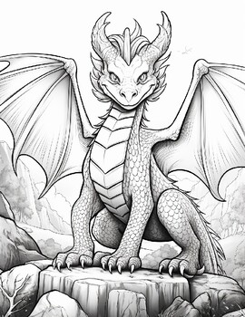 100+ Epic Dragon Coloring Pages to Fire Up Your Creativity 113