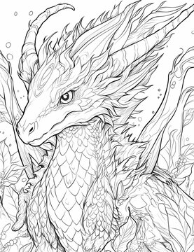 100+ Epic Dragon Coloring Pages to Fire Up Your Creativity 115