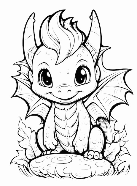 100+ Epic Dragon Coloring Pages to Fire Up Your Creativity 121