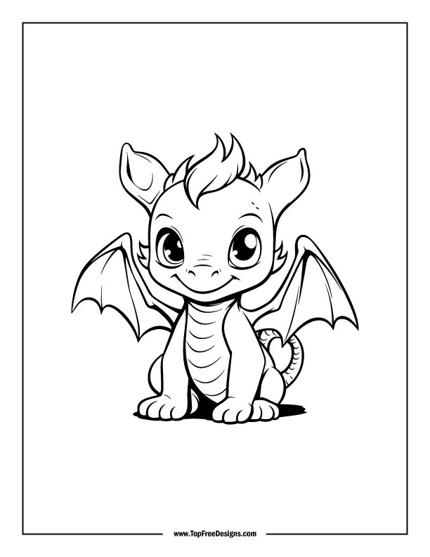 100+ Epic Dragon Coloring Pages to Fire Up Your Creativity 123