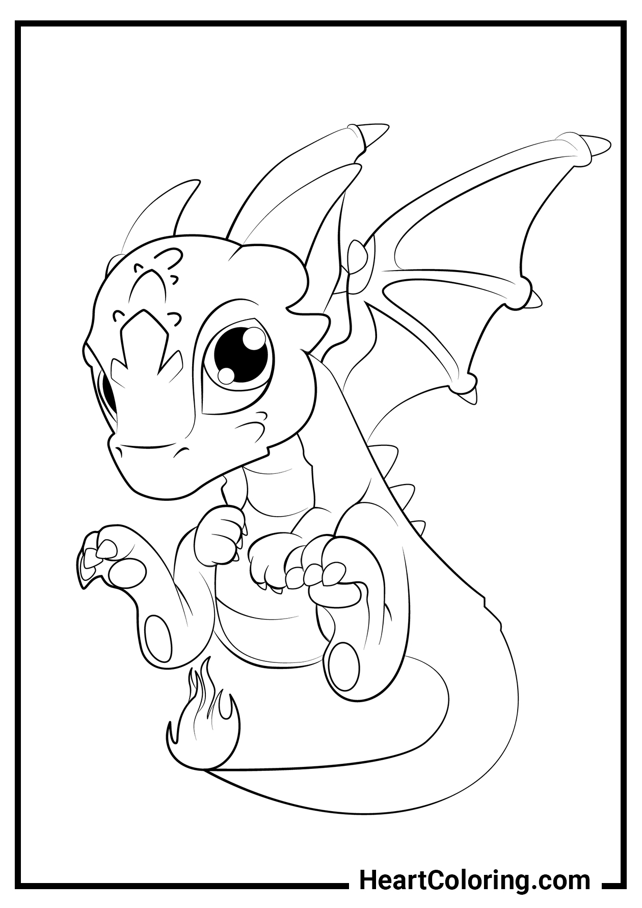 100+ Epic Dragon Coloring Pages to Fire Up Your Creativity 13