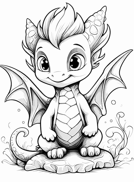 100+ Epic Dragon Coloring Pages to Fire Up Your Creativity 133