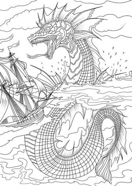 100+ Epic Dragon Coloring Pages to Fire Up Your Creativity 134