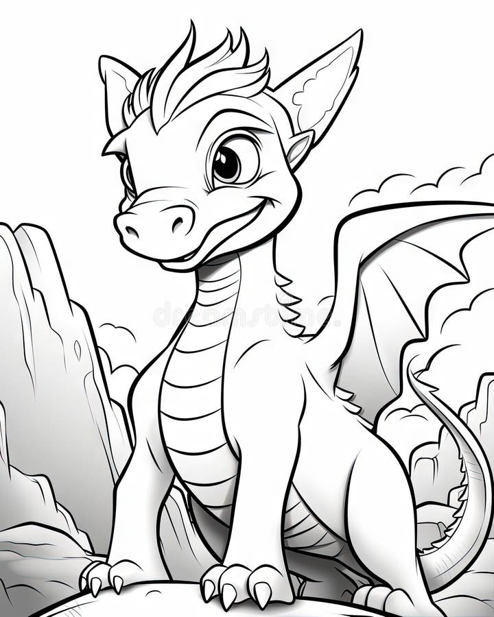 100+ Epic Dragon Coloring Pages to Fire Up Your Creativity 139