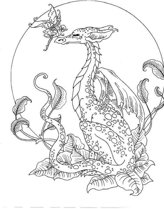 100+ Epic Dragon Coloring Pages to Fire Up Your Creativity 14