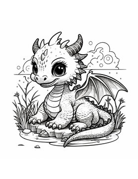 100+ Epic Dragon Coloring Pages to Fire Up Your Creativity 147