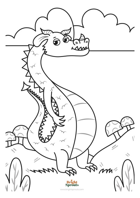 100+ Epic Dragon Coloring Pages to Fire Up Your Creativity 151