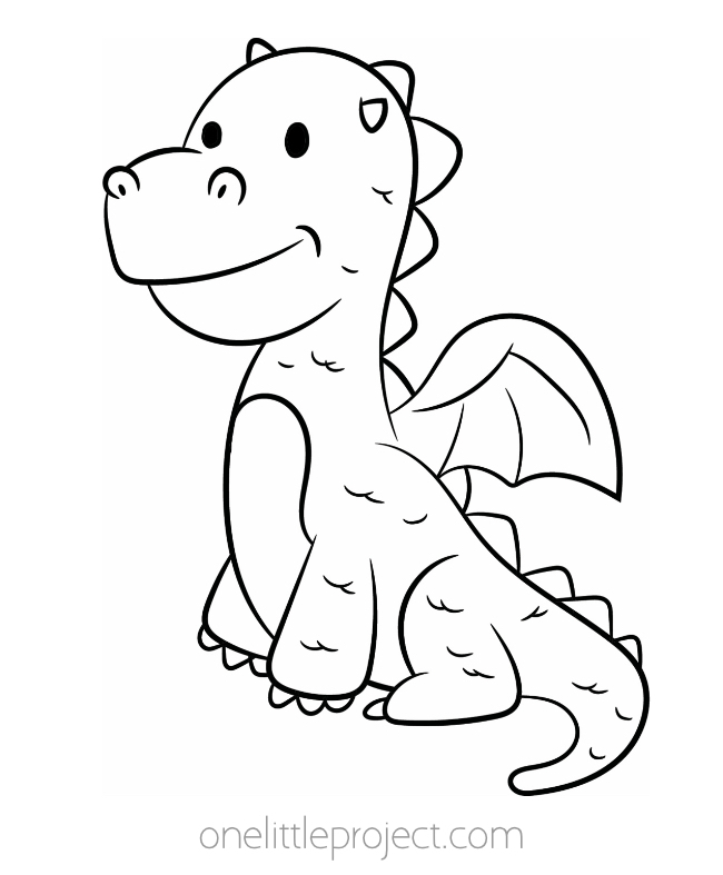 100+ Epic Dragon Coloring Pages to Fire Up Your Creativity 152