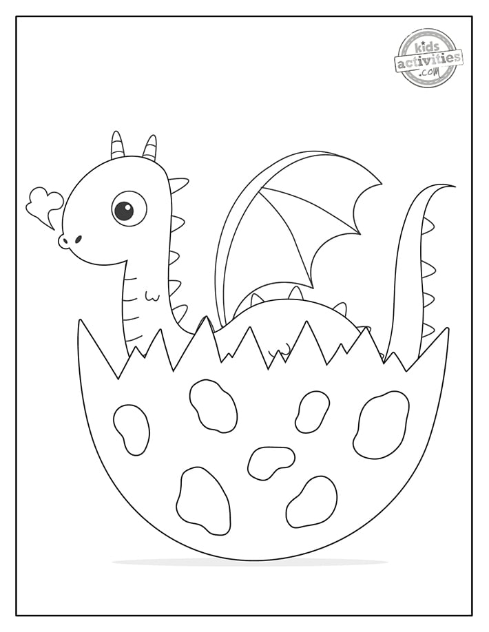 100+ Epic Dragon Coloring Pages to Fire Up Your Creativity 157