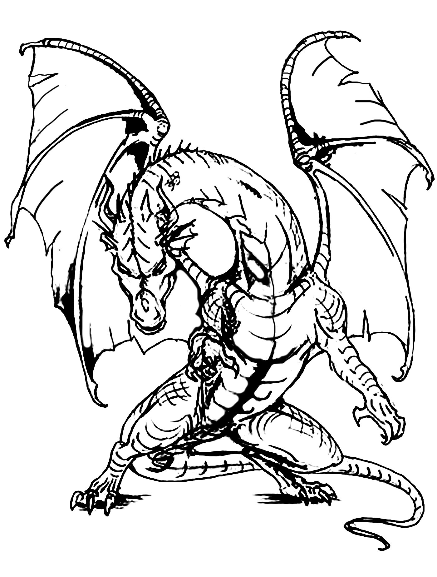 100+ Epic Dragon Coloring Pages to Fire Up Your Creativity 16