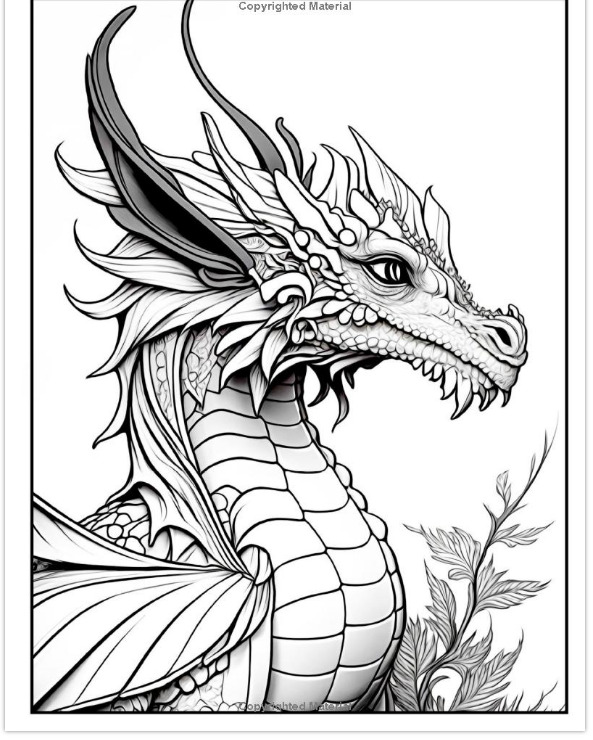 100+ Epic Dragon Coloring Pages to Fire Up Your Creativity 163