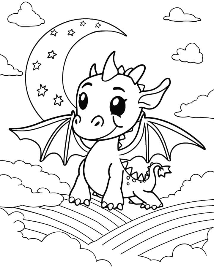 100+ Epic Dragon Coloring Pages to Fire Up Your Creativity 29