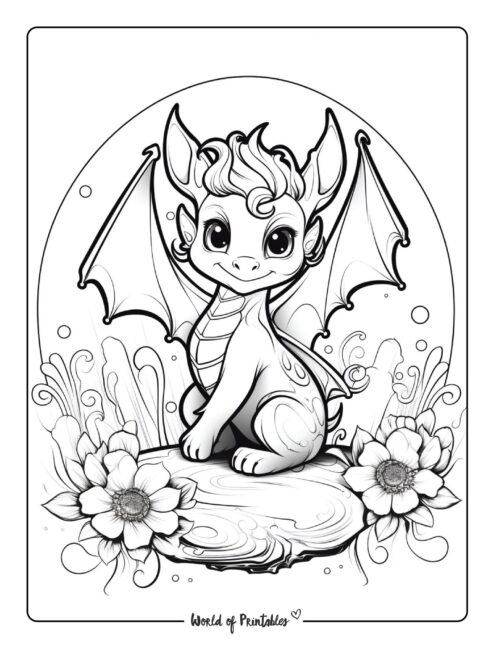 100+ Epic Dragon Coloring Pages to Fire Up Your Creativity 30