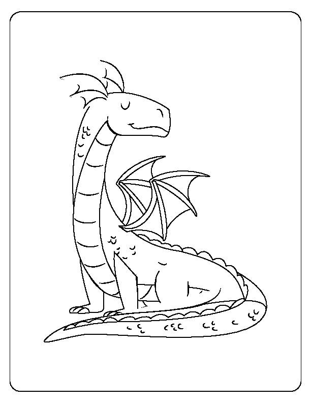 100+ Epic Dragon Coloring Pages to Fire Up Your Creativity 39