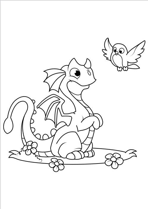 100+ Epic Dragon Coloring Pages to Fire Up Your Creativity 4