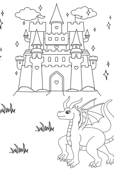 100+ Epic Dragon Coloring Pages to Fire Up Your Creativity 42