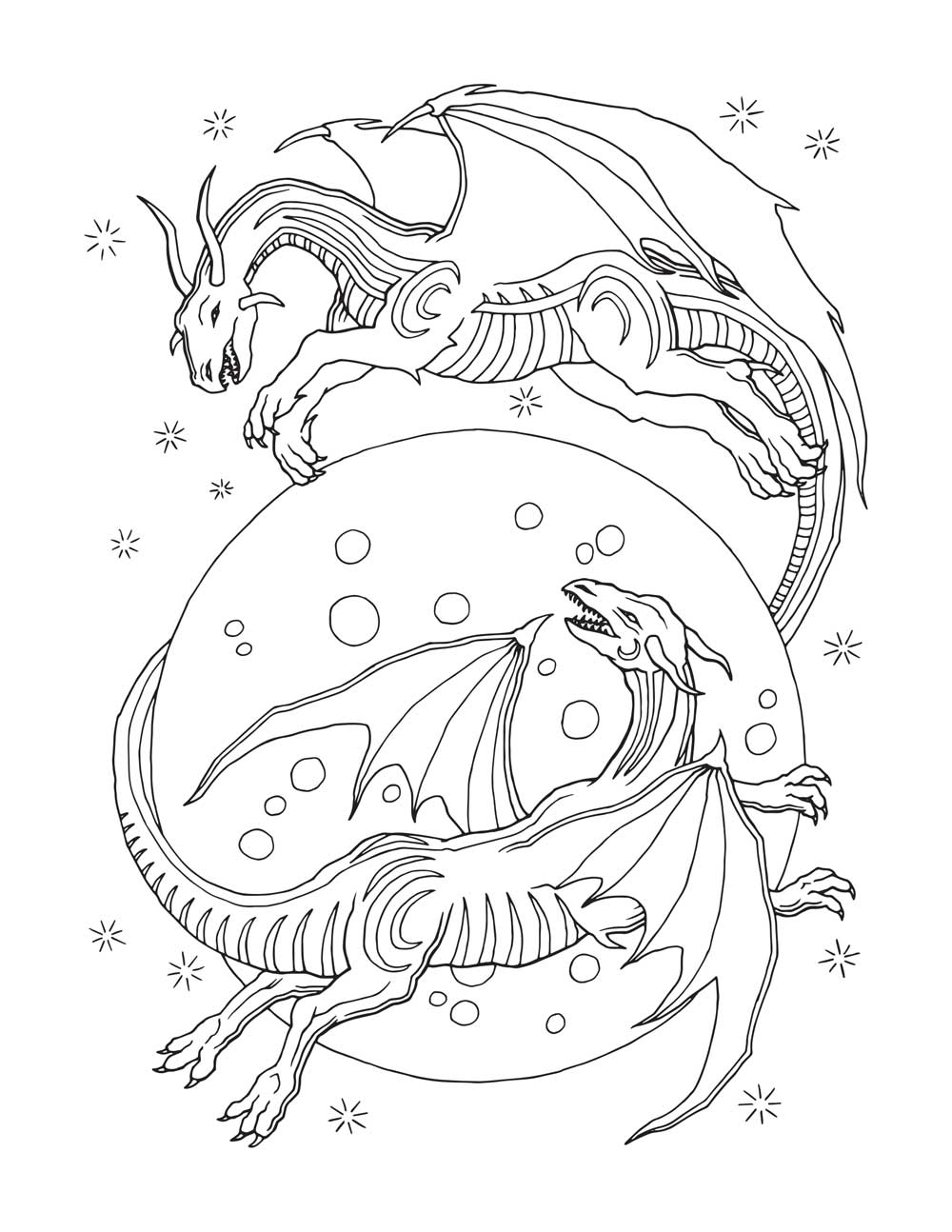 100+ Epic Dragon Coloring Pages to Fire Up Your Creativity 45