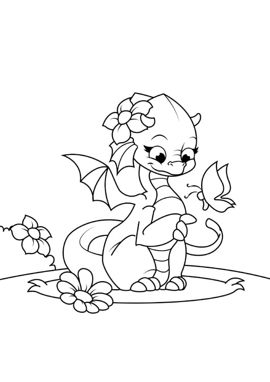 100+ Epic Dragon Coloring Pages to Fire Up Your Creativity 46