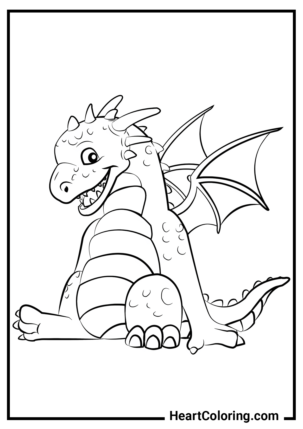 100+ Epic Dragon Coloring Pages to Fire Up Your Creativity 49