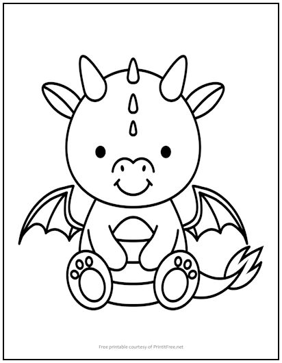 100+ Epic Dragon Coloring Pages to Fire Up Your Creativity 5