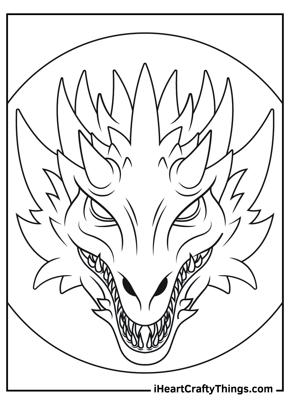 100+ Epic Dragon Coloring Pages to Fire Up Your Creativity 55