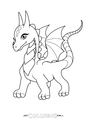 100+ Epic Dragon Coloring Pages to Fire Up Your Creativity 6