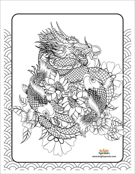 100+ Epic Dragon Coloring Pages to Fire Up Your Creativity 62