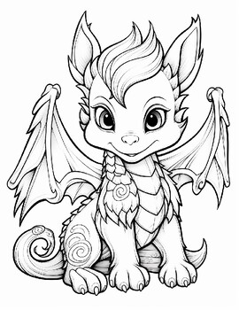 100+ Epic Dragon Coloring Pages to Fire Up Your Creativity 70