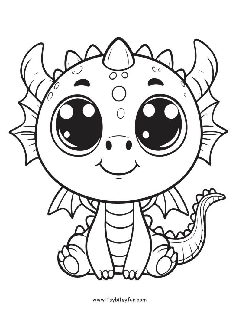 100+ Epic Dragon Coloring Pages to Fire Up Your Creativity 74