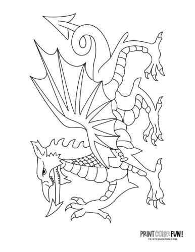 100+ Epic Dragon Coloring Pages to Fire Up Your Creativity 9