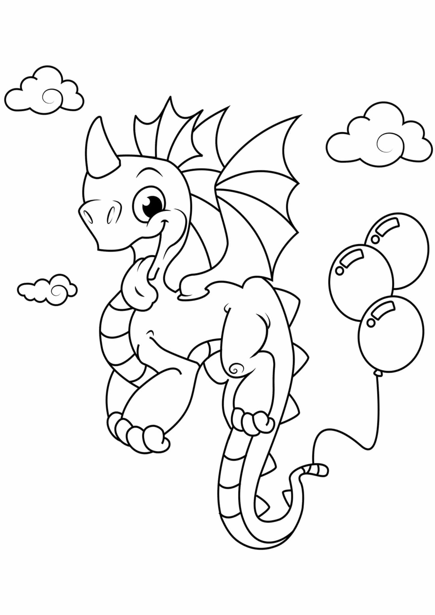 100+ Epic Dragon Coloring Pages to Fire Up Your Creativity 92