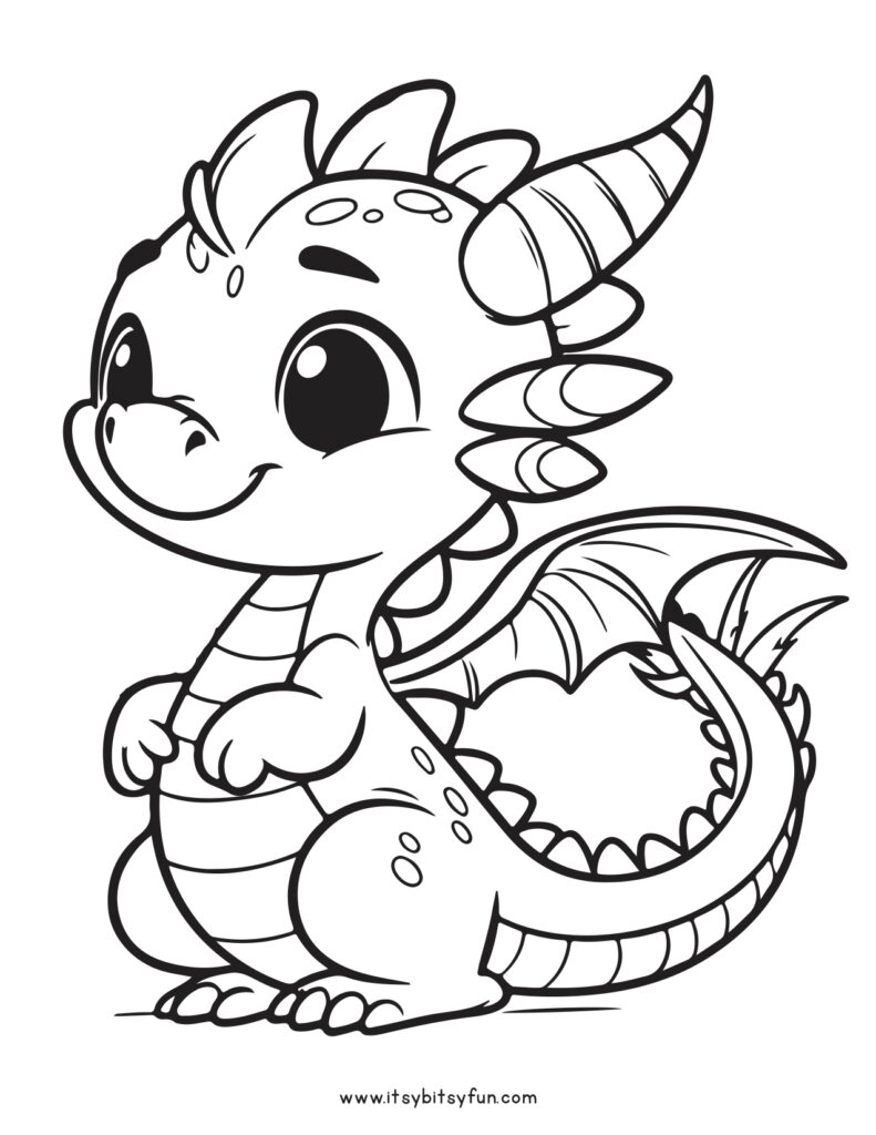 100+ Epic Dragon Coloring Pages to Fire Up Your Creativity 96