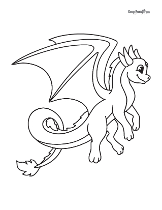 100+ Epic Dragon Coloring Pages to Fire Up Your Creativity 97