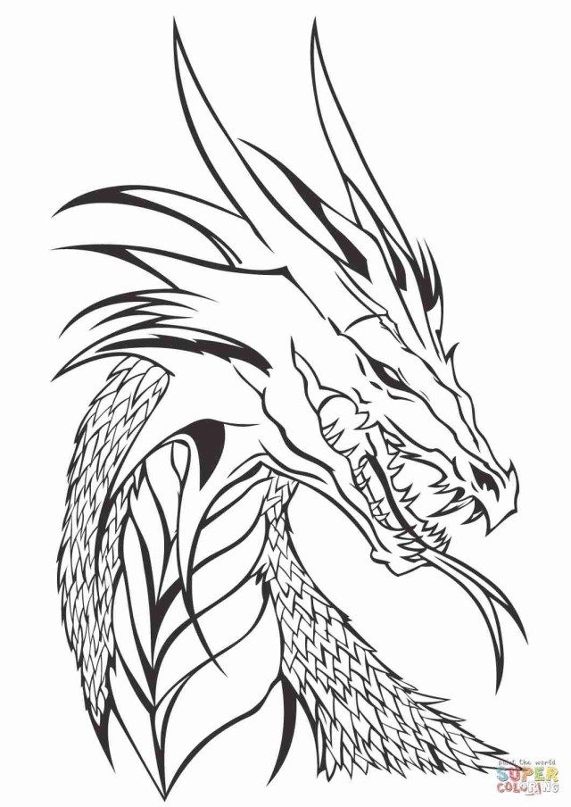 100+ Epic Dragon Coloring Pages to Fire Up Your Creativity 99