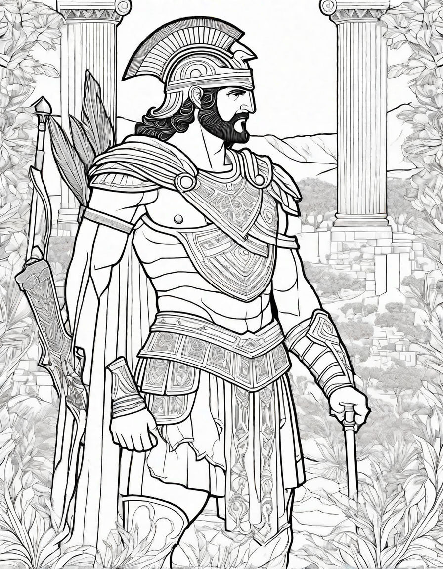 120 God of War Coloring Pages: Dive into Epic Mythology 115