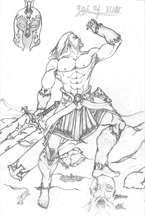 120 God of War Coloring Pages: Dive into Epic Mythology 118