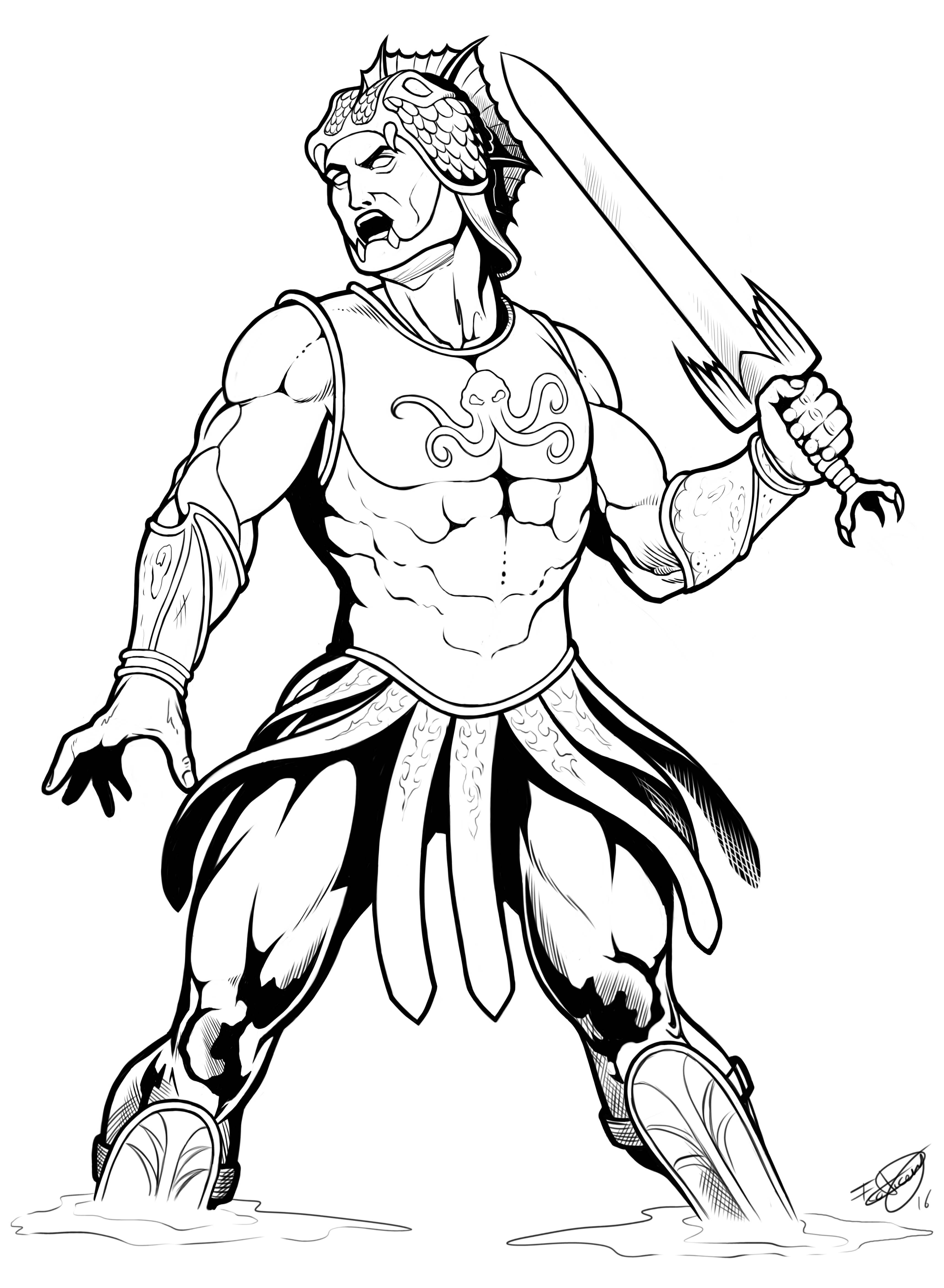 120 God of War Coloring Pages: Dive into Epic Mythology 131