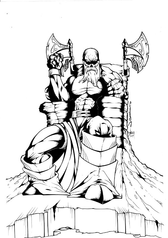 120 God of War Coloring Pages: Dive into Epic Mythology 41