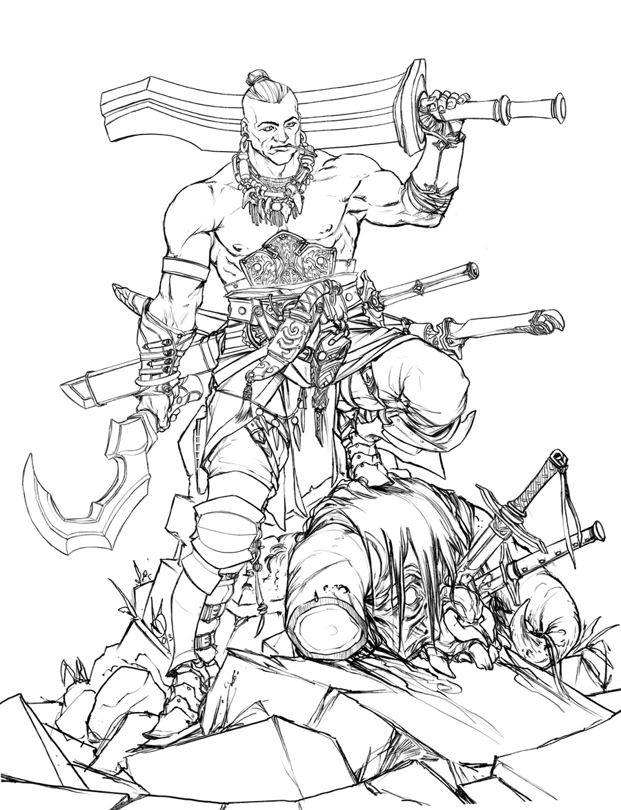 120 God of War Coloring Pages: Dive into Epic Mythology 57