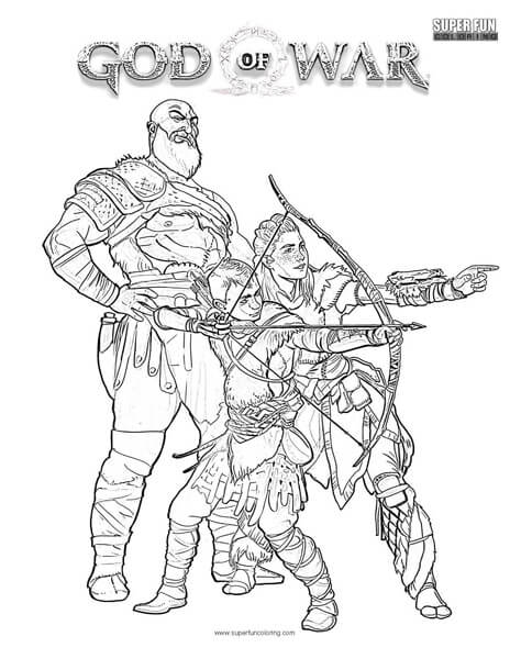 120 God of War Coloring Pages: Dive into Epic Mythology 71