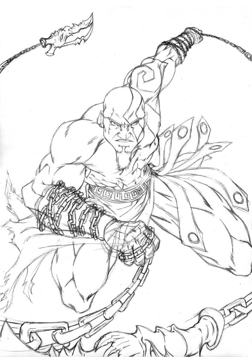 120 God of War Coloring Pages: Dive into Epic Mythology 77