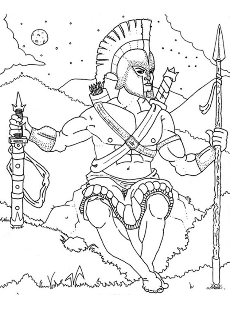 120 God of War Coloring Pages: Dive into Epic Mythology 79